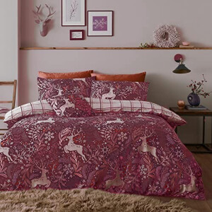 Housse de couette Cerf rouge 220x230 cm