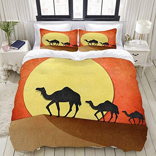 Housse de couette Chameau couleur 220x240 cm