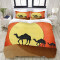 Housse de couette Chameau couleur 220x240 cm - miniature