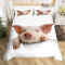 Housse de couette Cochon multicolore 140x200 cm 200x200 cm 220x240 cm 240x260 cm - miniature