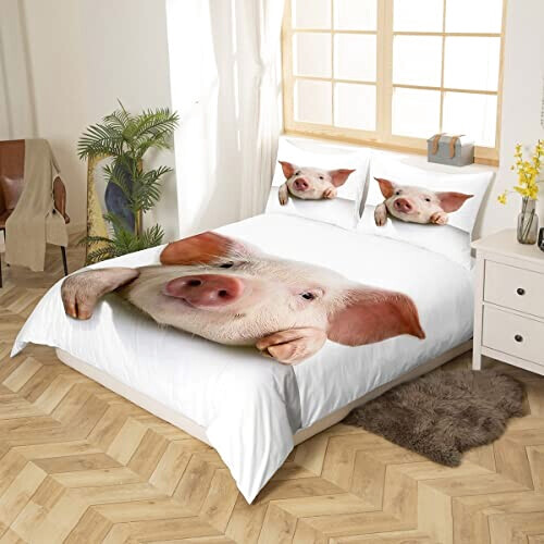 Housse de couette Cochon multicolore 140x200 cm 200x200 cm 220x240 cm 240x260 cm variant 0 
