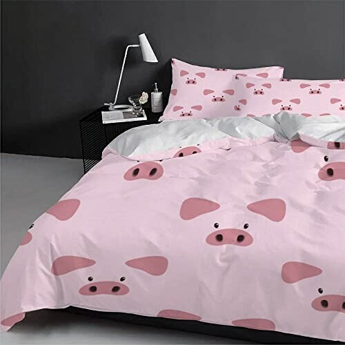 Housse de couette Cochon couleur 140x200 cm variant 1 