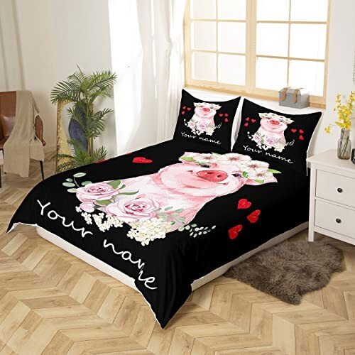 Housse de couette Cochon multicolore 140x200 cm 200x200 cm 220x240 cm variant 0 