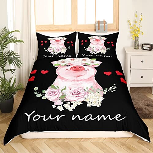 Housse de couette Cochon multicolore 140x200 cm 200x200 cm 220x240 cm variant 1 