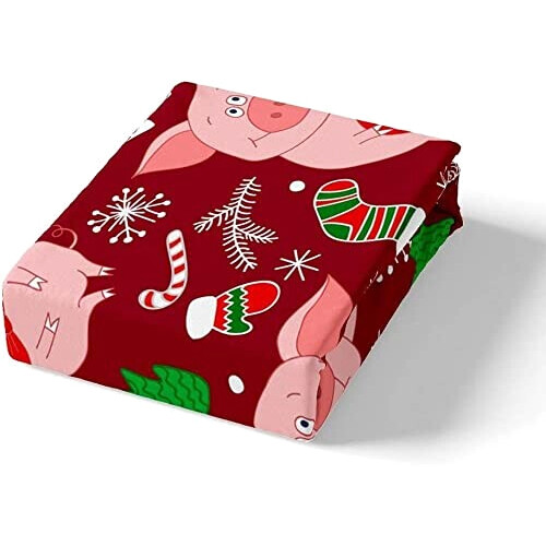 Housse de couette Cochon thème de noël 240x260 cm variant 1 