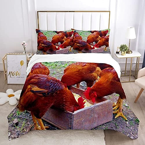Housse de couette Coq 140x200 cm