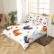Housse de couette Coq poule 140x200 cm - miniature variant 1
