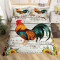 Housse de couette Coq 140x200 cm - miniature