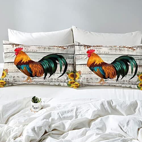 Housse de couette Coq 140x200 cm variant 1 