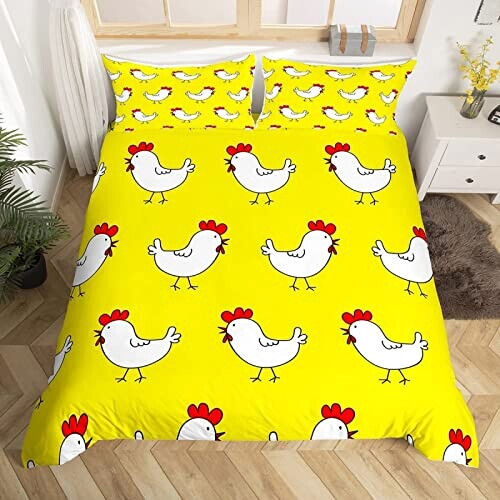 Housse de couette Coq 140x200 cm