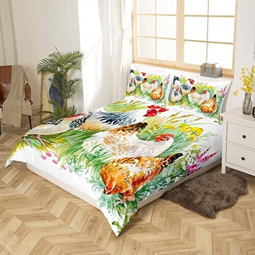 Housse de couette Coq poule 140x200 cm variant 0 