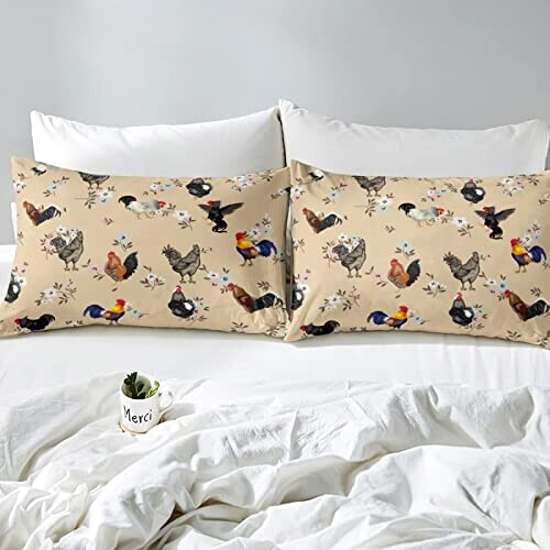 Housse de couette Coq 140x200 cm variant 1 