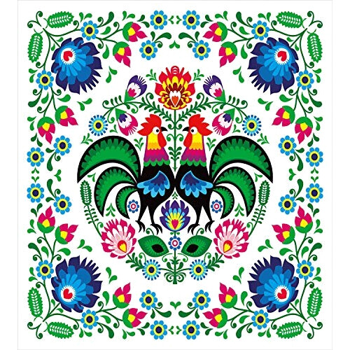 Housse de couette Coq multicolore 130x200 cm variant 0 
