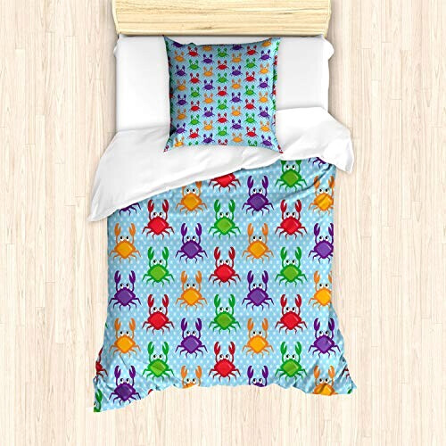 Housse de couette Crabe multicolore 135x200 cm