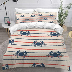 Housse de couette Crabe couleur 140x200 cm