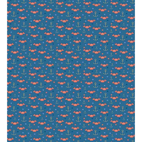 Housse de couette Crabe bleu orange brun pâle 130x200 cm variant 0 