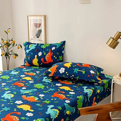 Housse de couette Crocodile dinosaure multicolore variant 0 