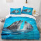 Housse de couette Dauphin couleur 140x200 cm - miniature variant 1