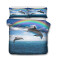 Housse de couette Dauphin 140x200 cm 200x200 cm 220x240 cm - miniature