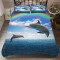 Housse de couette Dauphin 140x200 cm 200x200 cm 220x240 cm - miniature variant 1