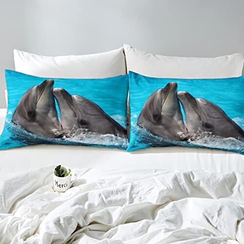 Housse de couette Dauphin multicolore 140x200 cm 200x200 cm 220x240 cm 240x260 cm variant 2 