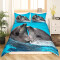 Housse de couette Dauphin multicolore 140x200 cm 200x200 cm 220x240 cm 240x260 cm - miniature variant 2