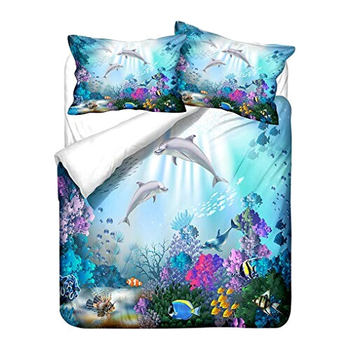 Housse de couette Dauphin style 140x200 cm
