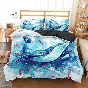 Housse de couette Dauphin whale 220x240 cm
