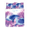 Housse de couette Dauphin rose 140x200 cm 200x200 cm 220x240 cm 220x260 cm - miniature