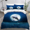 Housse de couette Dauphin couleur 140x200 cm - miniature variant 1