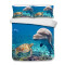 Housse de couette Dauphin s et tortues 220x240 cm - miniature variant 1