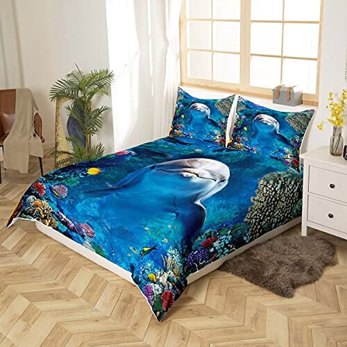 Housse de couette Dauphin multicolore 140x200 cm 200x200 cm 220x240 cm 240x260 cm variant 0 