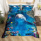 Housse de couette Dauphin multicolore 140x200 cm 200x200 cm 220x240 cm 240x260 cm - miniature variant 2