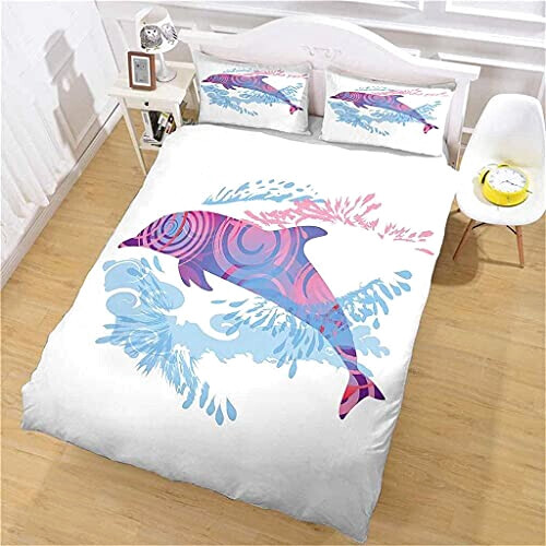 Housse de couette Dauphin 200x200 cm