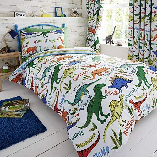 Housse de couette Dinosaure vert