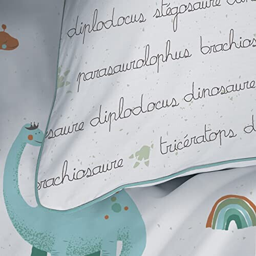 Housse de couette Dinosaure blanc 140x200 cm variant 1 