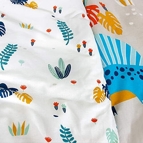 Housse de couette Dinosaure bleu 90x190 cm 140x200 cm variant 1 