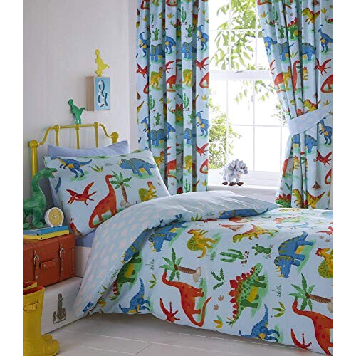 Housse de couette Dinosaure bleu 135x200 cm variant 3 