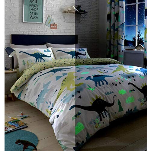 Housse de couette Dinosaure multicolore