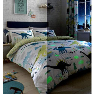 Housse de couette Dinosaure multicolore