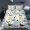 Housse de couette Dinosaure couleur 140x200 cm 200x200 cm 220x240 cm 240x260 cm - miniature