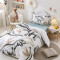 Housse de couette Dinosaure empreinte de 140x200 cm - miniature