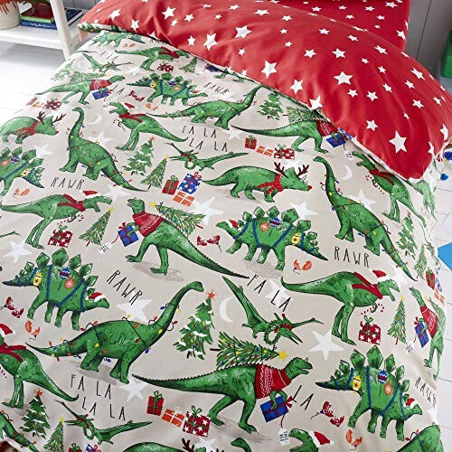 Housse de couette Dinosaure taupe variant 3 
