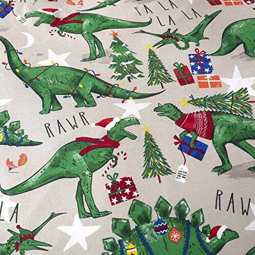 Housse de couette Dinosaure taupe variant 6 