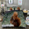 Housse de couette Écureuil hui 135x200 cm 200x200 cm 220x240 cm - miniature
