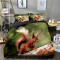 Housse de couette Écureuil hui 135x200 cm 200x200 cm 220x240 cm - miniature