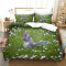 Housse de couette Écureuil gris 200x200 cm - miniature