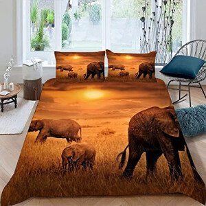 Housse de couette Éléphant couleur 140x200 cm