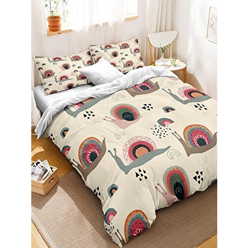 Housse de couette Escargot rose 240x260 cm variant 0 