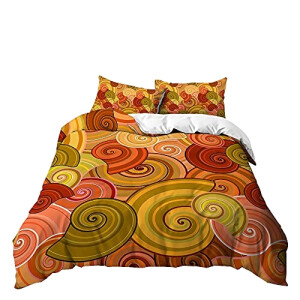 Housse de couette Escargot coquille d' 140x200 cm 200x200 cm 220x240 cm